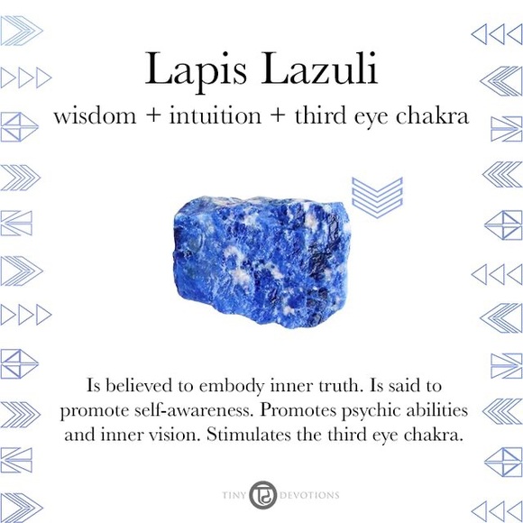 Child’s Lapis Lazuli Stretchy Crystal Bracelet - Picture 9 of 10